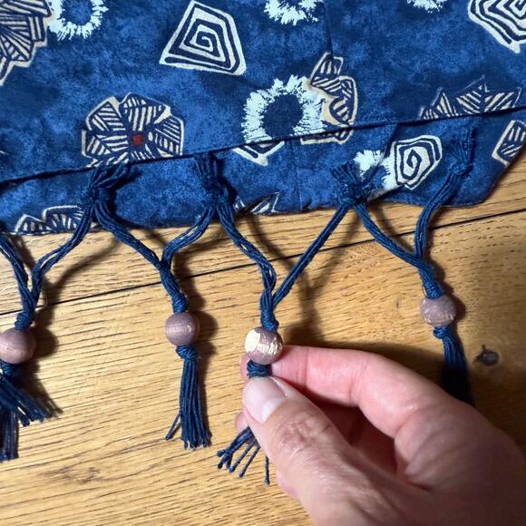 VTG Stefano International Women Vest SZ 26/28 Fringe Beads Art to Wear Abstract - Picture 7 of 10